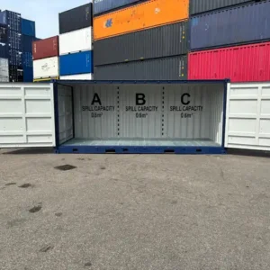 Alternative view of 20FT Open Side New (One Trip) Shipping Container Blue