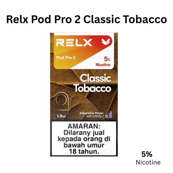 IMG_0133 RELX Pod Pro (Classic Tobacco) - Image 1