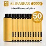 Alibarbar Ingot 9000 Puffs 50 Pack Wholesale Disposable Vapes