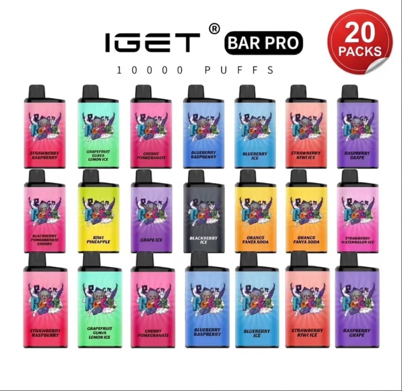 IGET Bar Pro 20 Pack Mixed Flavour Wholesale Vapes